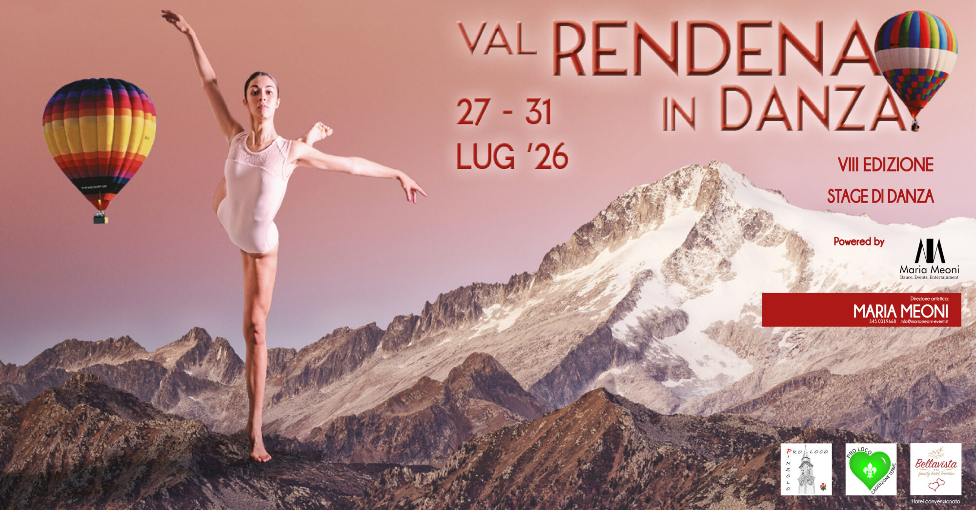Dal 27 al 31 luglio la Val Rendena diventa il cuore pulsante della danza con “Val Rendena in Danza”, un progetto dedicato alla formazione artistica, alla crescita dei giovani talenti e alla condivisione tra scuole, insegnanti e appassionati.